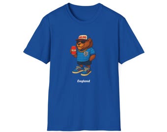 England Football Casual Lion T-Shirt, Football England Fan Tee, Clothing Gift for Him Her, UK Soccer Game Day Shirt, England Football Gift