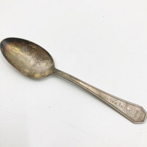 Vintage CLARA LU &#39;N &#39;EM & 1933 New York World&#39;s Fair Souvenir Spoon Silver Plate vintage collectible spoon nostalgic
