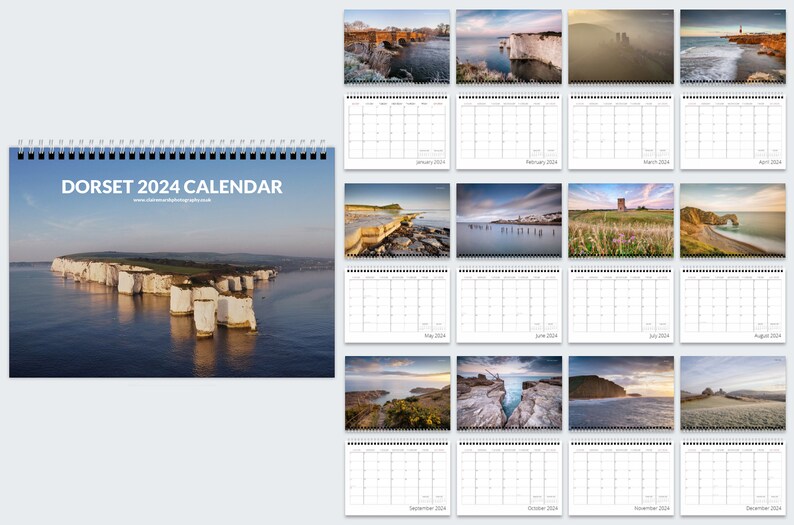 Dorset 2024 Calendar A3 - Etsy
