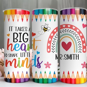 Teacher Tumbler Wrap Seamless Sublimation Teacher Appreciation Design PNG, 20 oz Skinny Tumbler Wrap Teacher Life Tumbler PNG Download