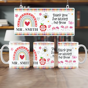Thank You for Being Important, Teacher Mug, Wrap Around Mug Template 11oz & 15oz, Sublimation, High-Quality, Instant Digital Download