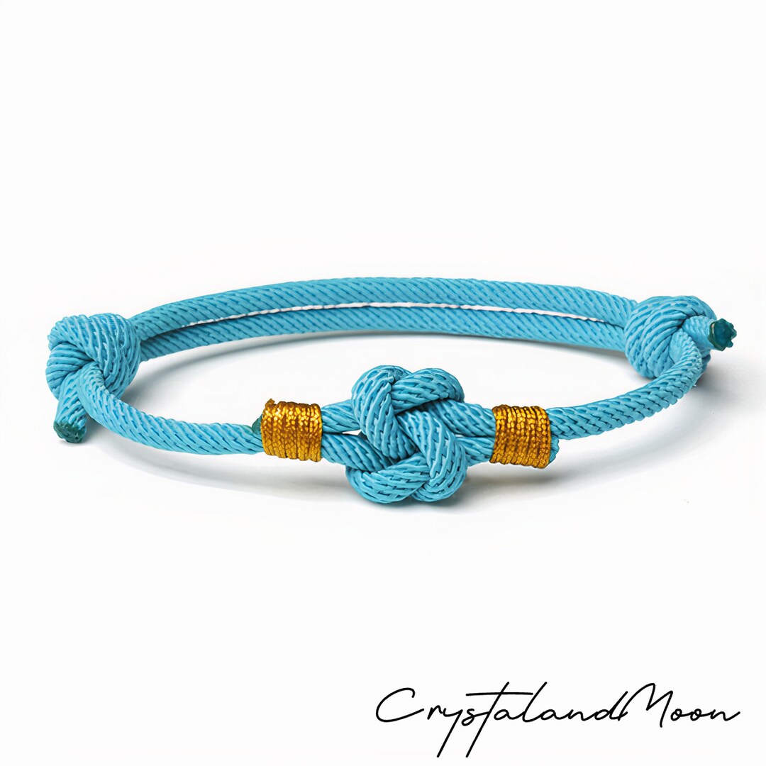 Tibetan Buddhist Lucky Knot Bracelets, Adjustable Sizing 14cm 24cm