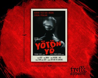 Yoton Yo 13x19 movie poster print, Alan Wake 2 video game merch, Nightless Night wall art, Bright Falls gift, Oh Deer Diner fan, Mr Door