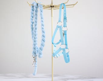 Hobby-paardenhalster A4, verstelbaar nylon halster + riem, kleurrijk paardentuigje