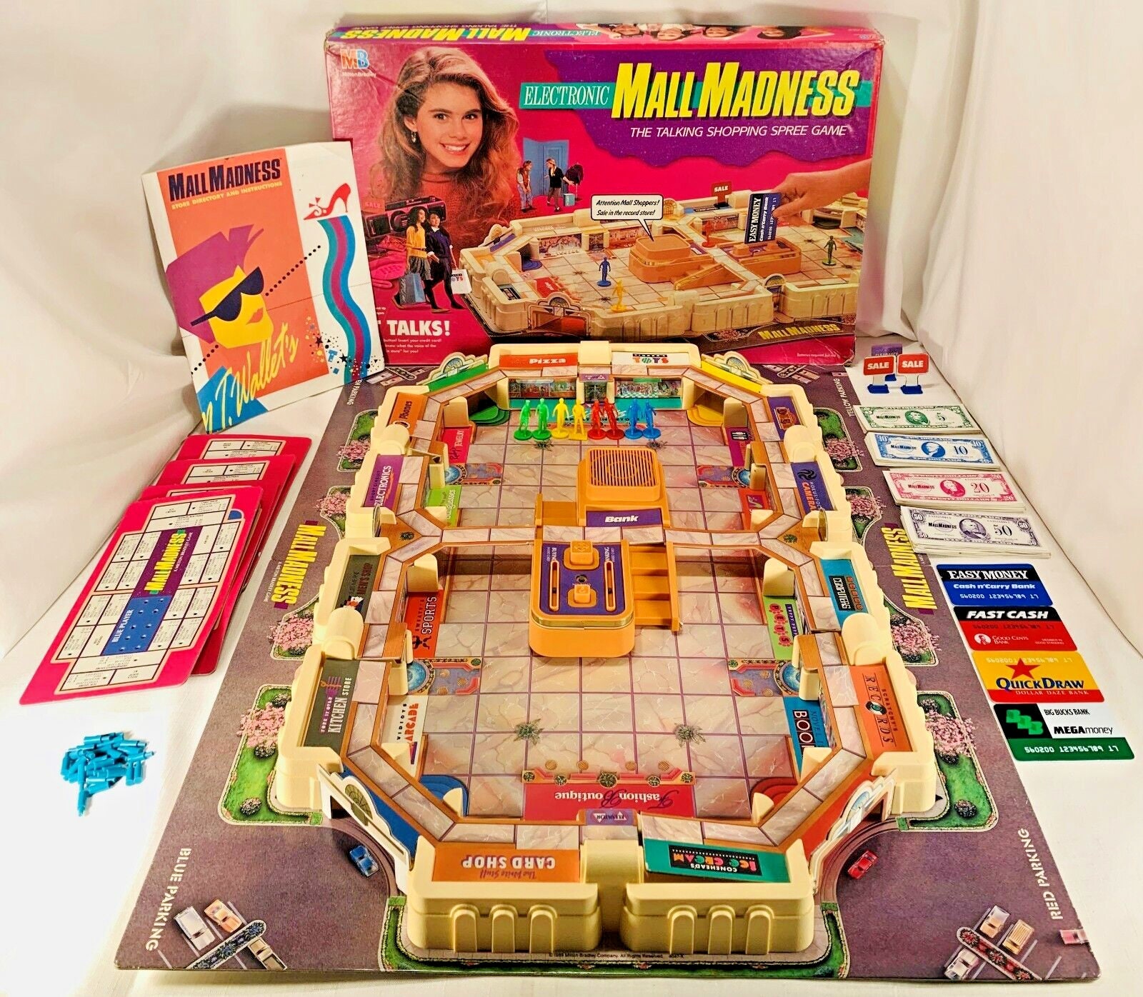 1989 Mall Madness Game Milton Bradley Complete Working Very Good