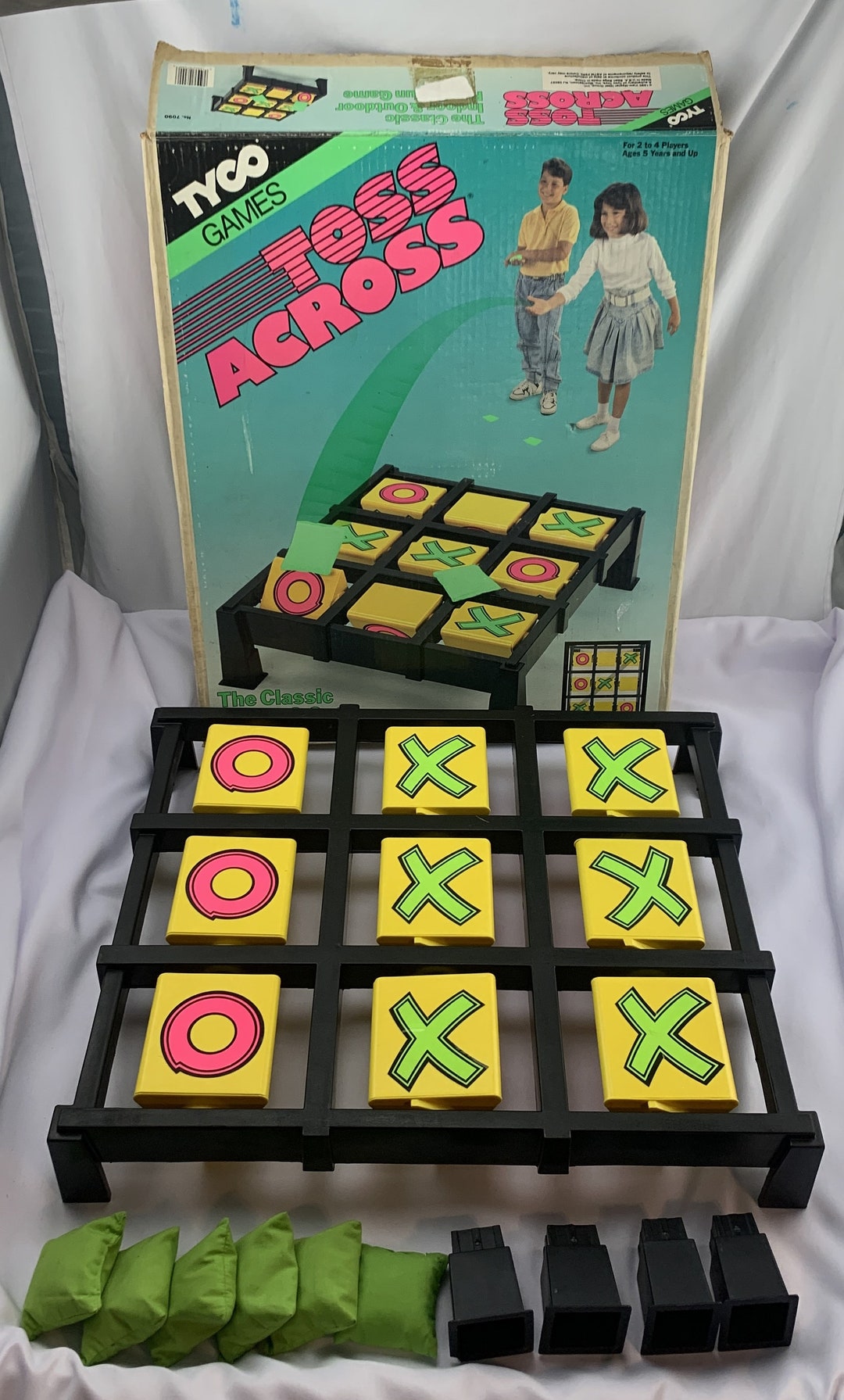 1993 Toss Across Game by Tyco Complete in Great Condition FREE Etsy