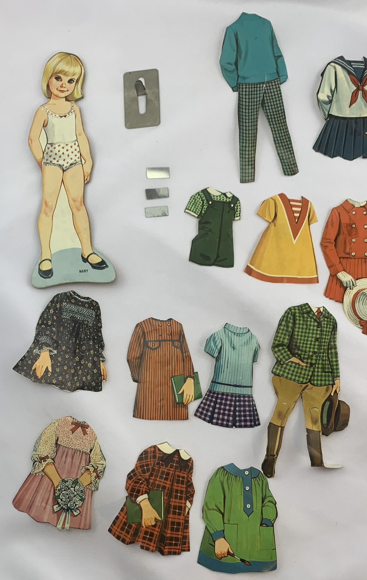 1966 Magic Mary Paper Doll Milton Bradley in Good Etsy