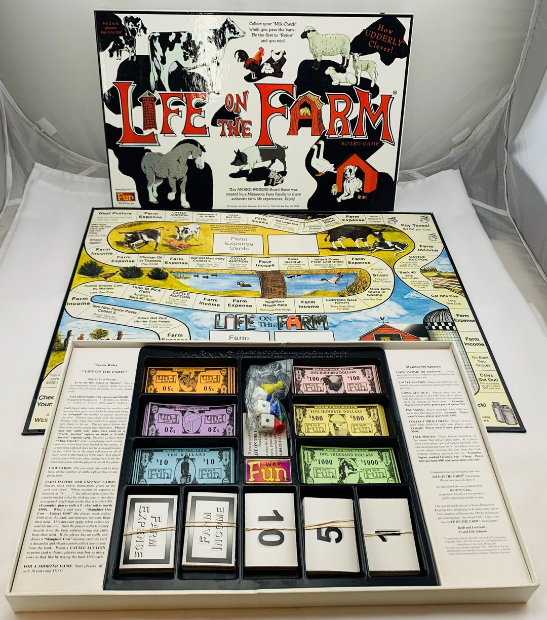1996 Life On The Farm Board Game Complete In Great Condition Etsy real-life-board-games-that-you-can-also-play-on-your-pc-gamesreviews