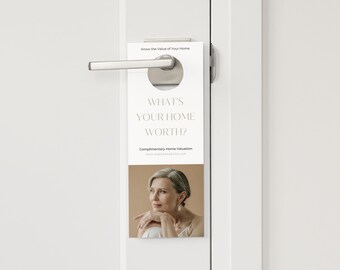 Real Estate Door Hanger Template: Exclusive Offer, Double-Sided (Canva Editable)