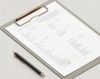 Hoja de preparación financiera para bienes raíces: Plantilla para compradores de vivienda (Canva editable)