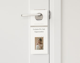 Real Estate Door Hanger: Under Construction, Pre-Sale Template (Canva Editable)