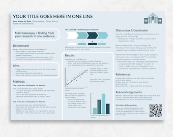 Scientific Poster Template | Powerpoint Layout for Research Conference ...