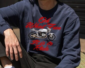 Motorcycle Ugly Sweater Ugly Sweatshirt Christmas Ugly Sweater Funny Ugly Sweater Biker Sweatshirt Motorcycle