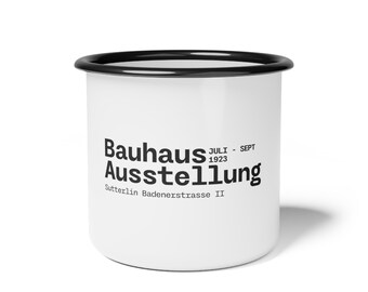 Enamel Camp Cup. Bauhaus
