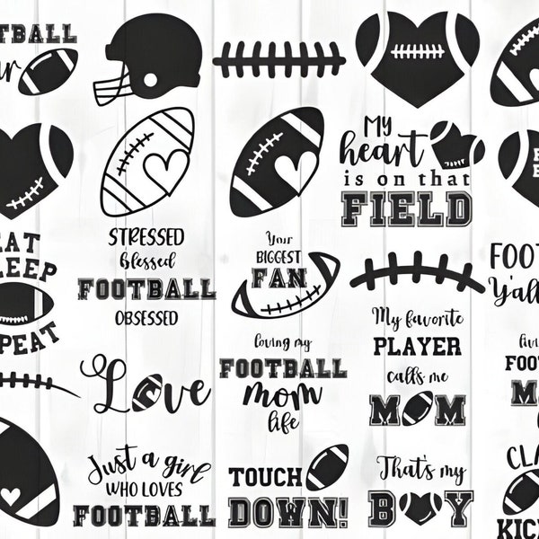 Football Bundle Svg, Football Mom Dad Svg, Football Name Png, Varsity Font Svg, Game Day Vibes Png, Football Helmet Svg, Football Shirt Png
