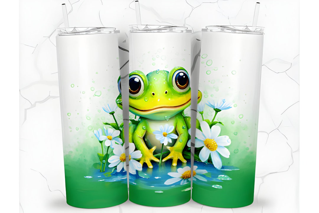 Frog 20 Oz Tumbler Wrap Design, Digital Download, 20 Oz Tumbler ...