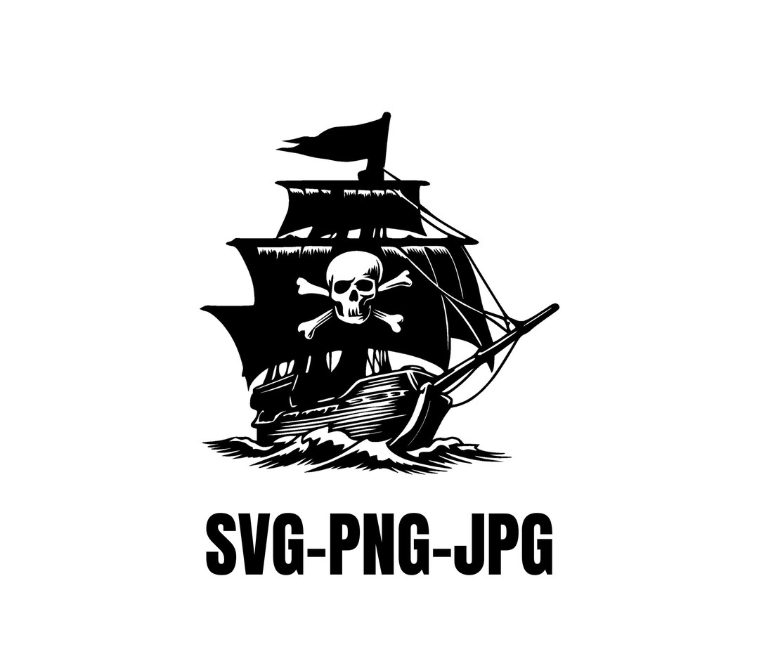 Pirate Ship Svg Pirate Svg Pirate Ship Silhouette Svg Black Ship Png