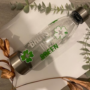 Personalised Football Themed Reusable Screw Top Bottle | The Bhoys in Green | Football Fan Gifts | Scottish Football Fans
