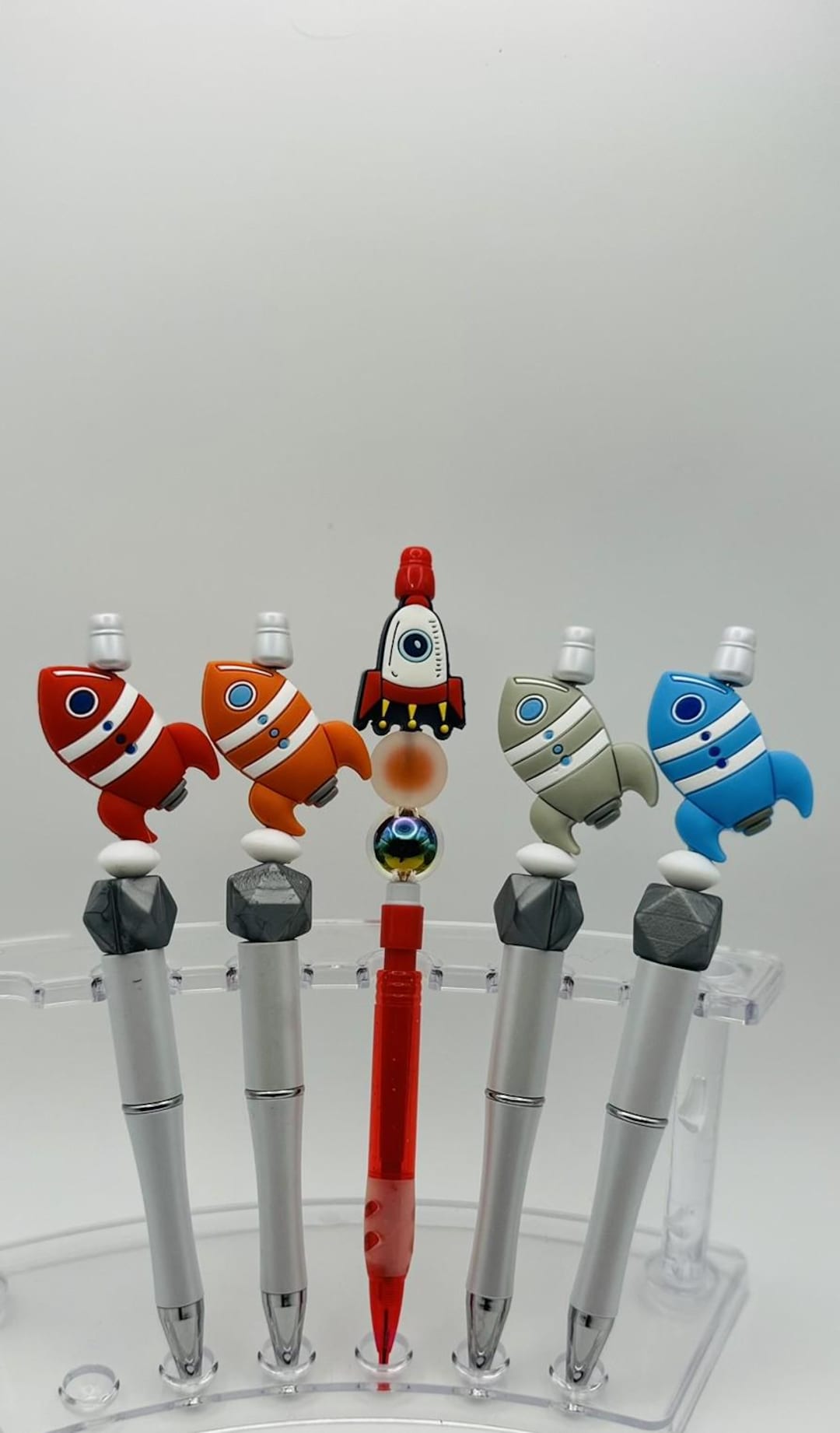 Little Ink Rockets Rocket Pen, Rocket Pencil, Refillable Ink Pen - Etsy