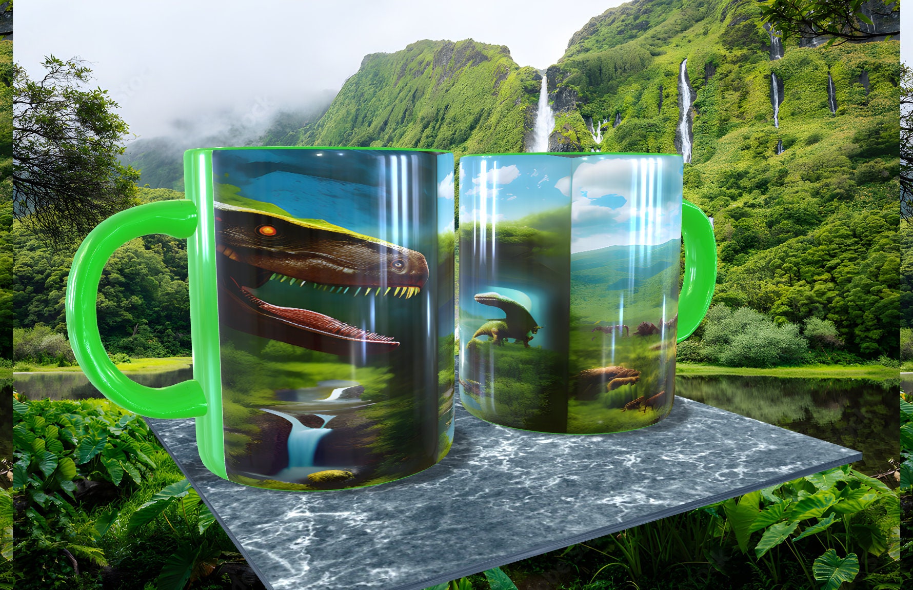 T-rex Dinosaur Roar 20oz Skinny Tumbler Sublimation Design Straight ...