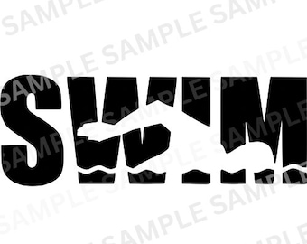 Swim SVG, Swimming Svg, Swimmer Svg,Swimmer SVG Cut table Design,svg,jpeg,png Use With Silhouette Studio & Cricut Instant Download