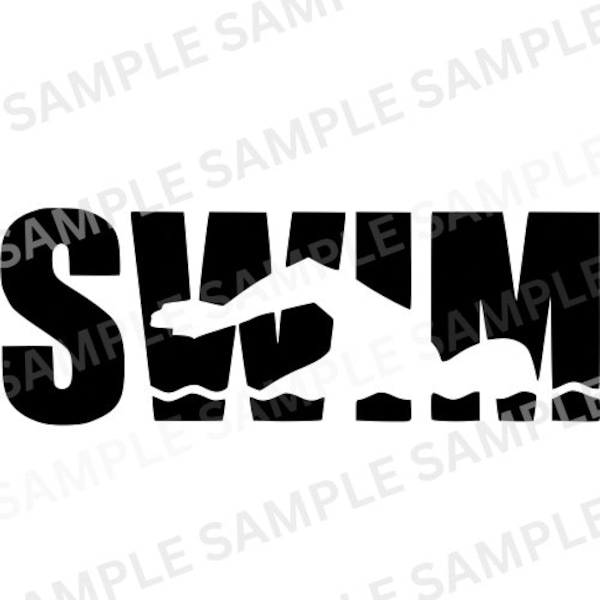 Swim SVG, Swimming Svg, Swimmer Svg,Swimmer SVG Cut table Design,svg,jpeg,png Use With Silhouette Studio & Cricut Instant Download
