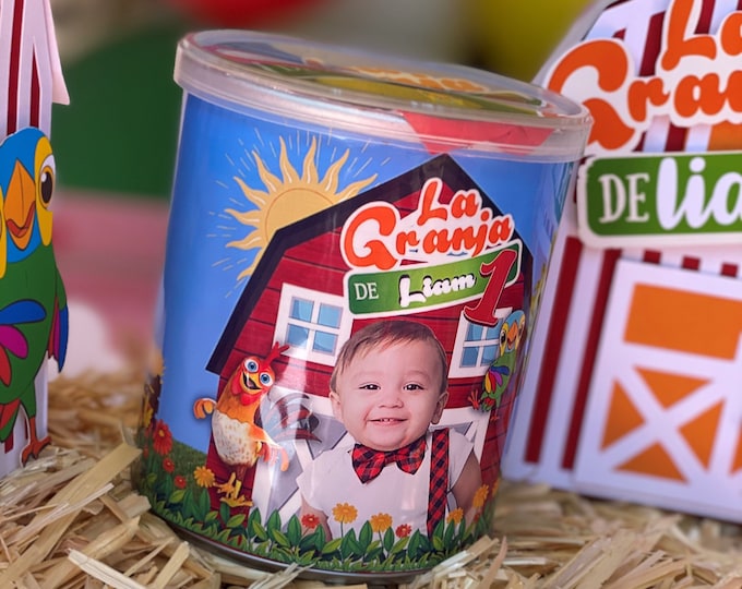 Farm Party Favors: Custom Farm Theme, Set of 12