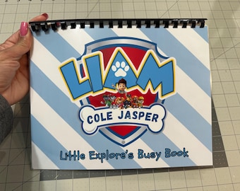 Preschool Busy Book - Early Learning - Montessori - Special needs - homeschool