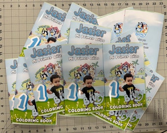 Custom Coloring Books | Custom Coloring Pages | Birthday Coloring Book | Coloring Book | Birthday Party