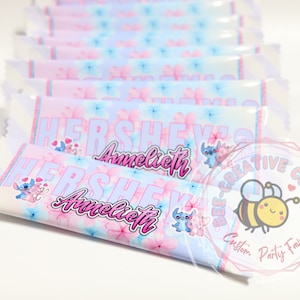 Chocolate Bars | Birthday Favors | Custom Party Favors | Chocolate Bar Wrapper | Hershey Bar Label, Baby Shower Favor, Wedding