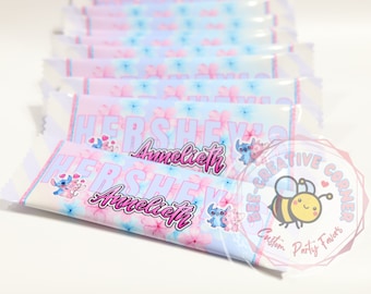 Chocolate Bars | Birthday Favors | Custom Party Favors | Chocolate Bar Wrapper | Hershey Bar Label, Baby Shower Favor, Wedding