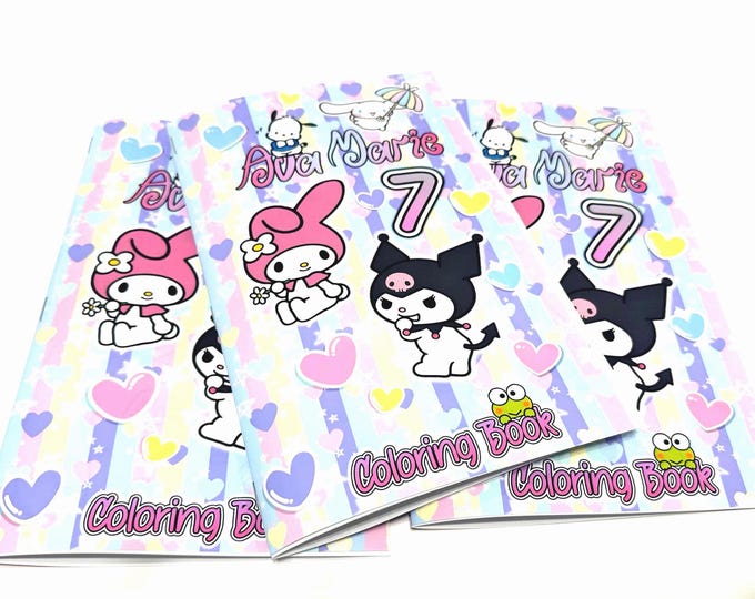 Coloring Books | Custom Kids Birthday Party Favors | Fun Activity Keepsakes