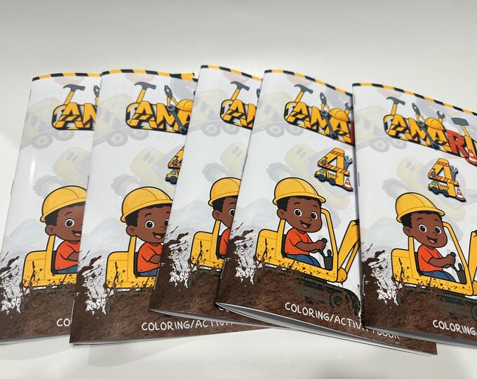 Coloring Book | Construction Coloring Books | Birthday Coloring Book