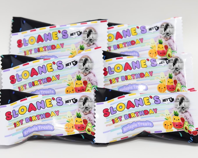 Hey Bear Sensory Fruits Party Favors | Unique Party Favors | 1st Birthday
