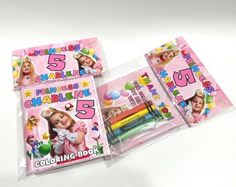 Kids Birthday Coloring Book | Custom Party Favor Activity Kit & Personalized Keepsake