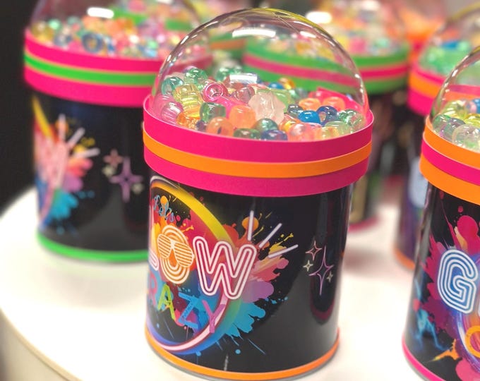 Pringle Shakers | Fun Party Favors | Neon - Glow in the dark