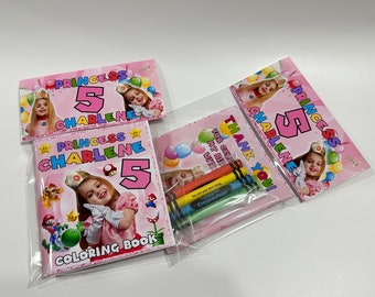 Birthday Coloring Kit | Birthday Coloring Book | Choose Your Theme | Mini Coloring Books, Birthday Parties, Custom Party Favors