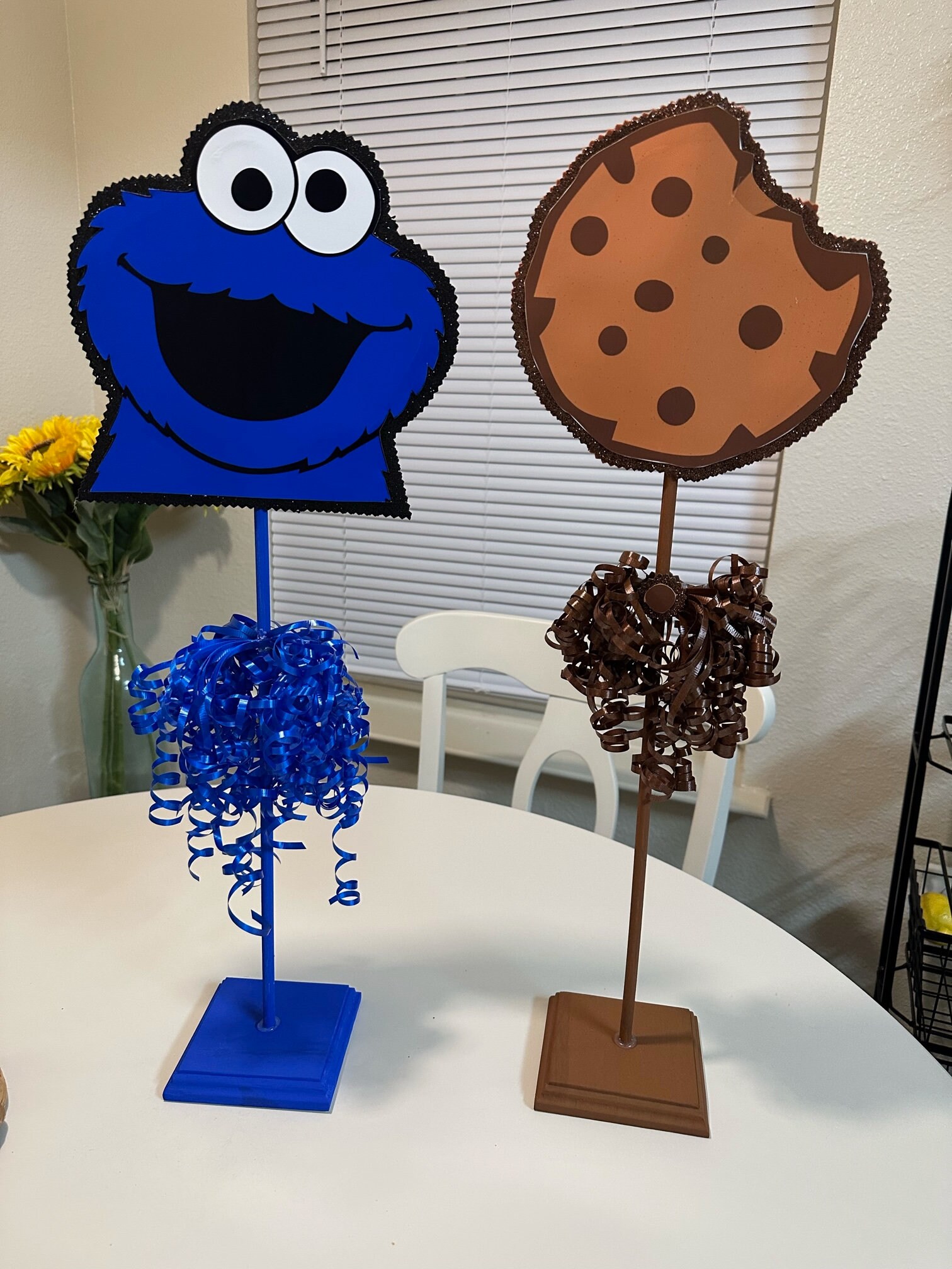 Cookie Monster Custom characters / Sesame street party props/  cutouts/standees/custom party decorations/custom orders / Sesame street