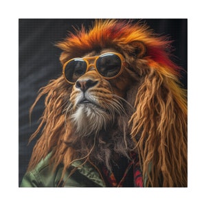 Lion Wall Art Prints - Unique Birthday Gifts for Lion Lovers