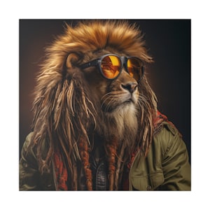 Lion Wall Art Prints - Unique Birthday Gifts for Lion Lovers