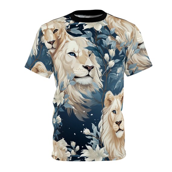 Lion Unisex Pattern T-shirt, Lion T Shirt, Unisex Lion Shirt, Lion