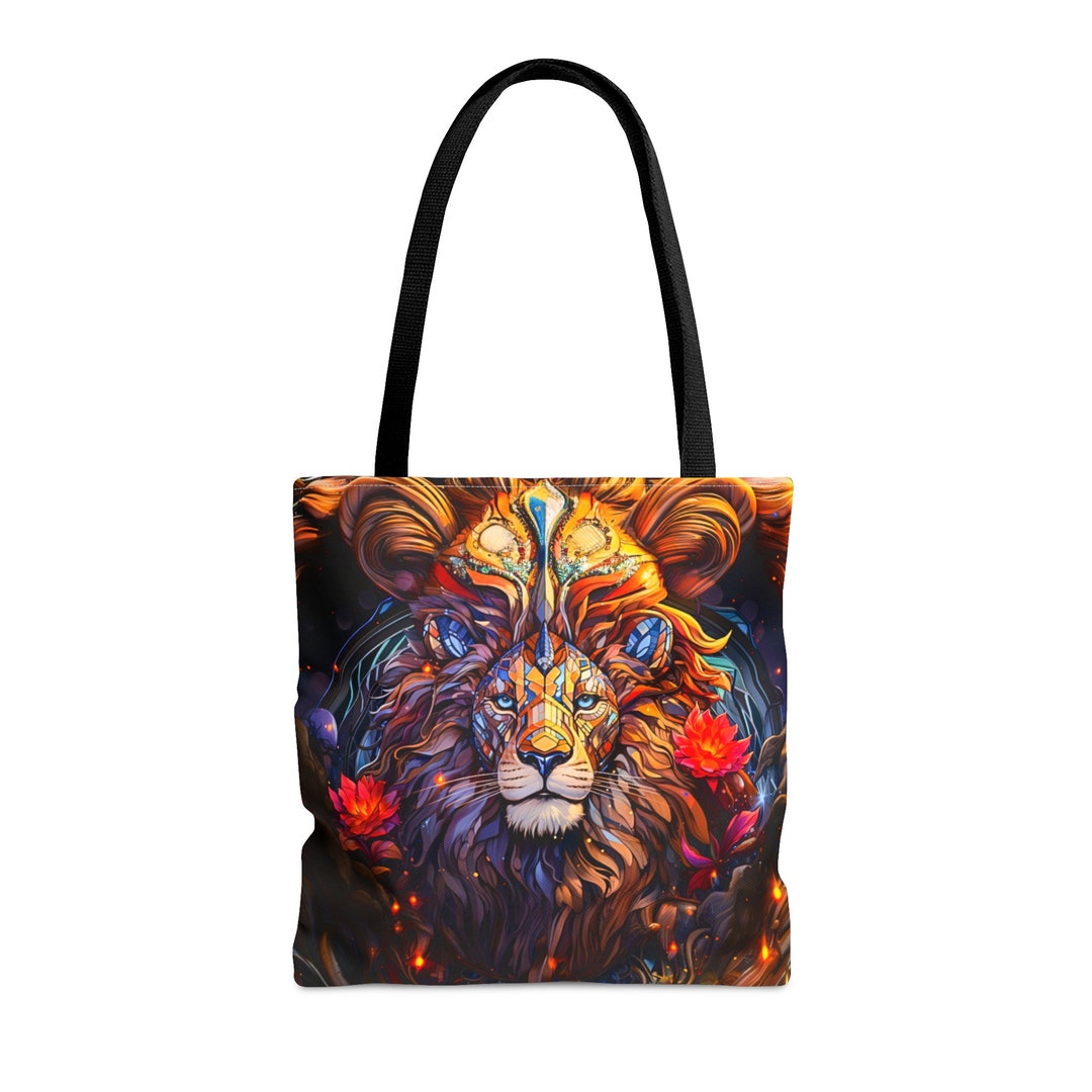 Lion Suede Chain Bag