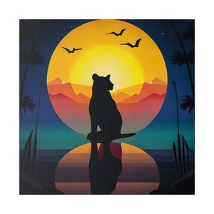 Lion Wall Art Prints - Unique Birthday Gifts for Lion Lovers
