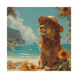 Lion Wall Art Prints - Unique Birthday Gifts for Lion Lovers