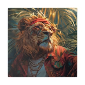 Lion Wall Art Prints - Unique Birthday Gifts for Lion Lovers