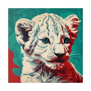 Lion Wall Art Prints - Unique Birthday Gifts for Lion Lovers