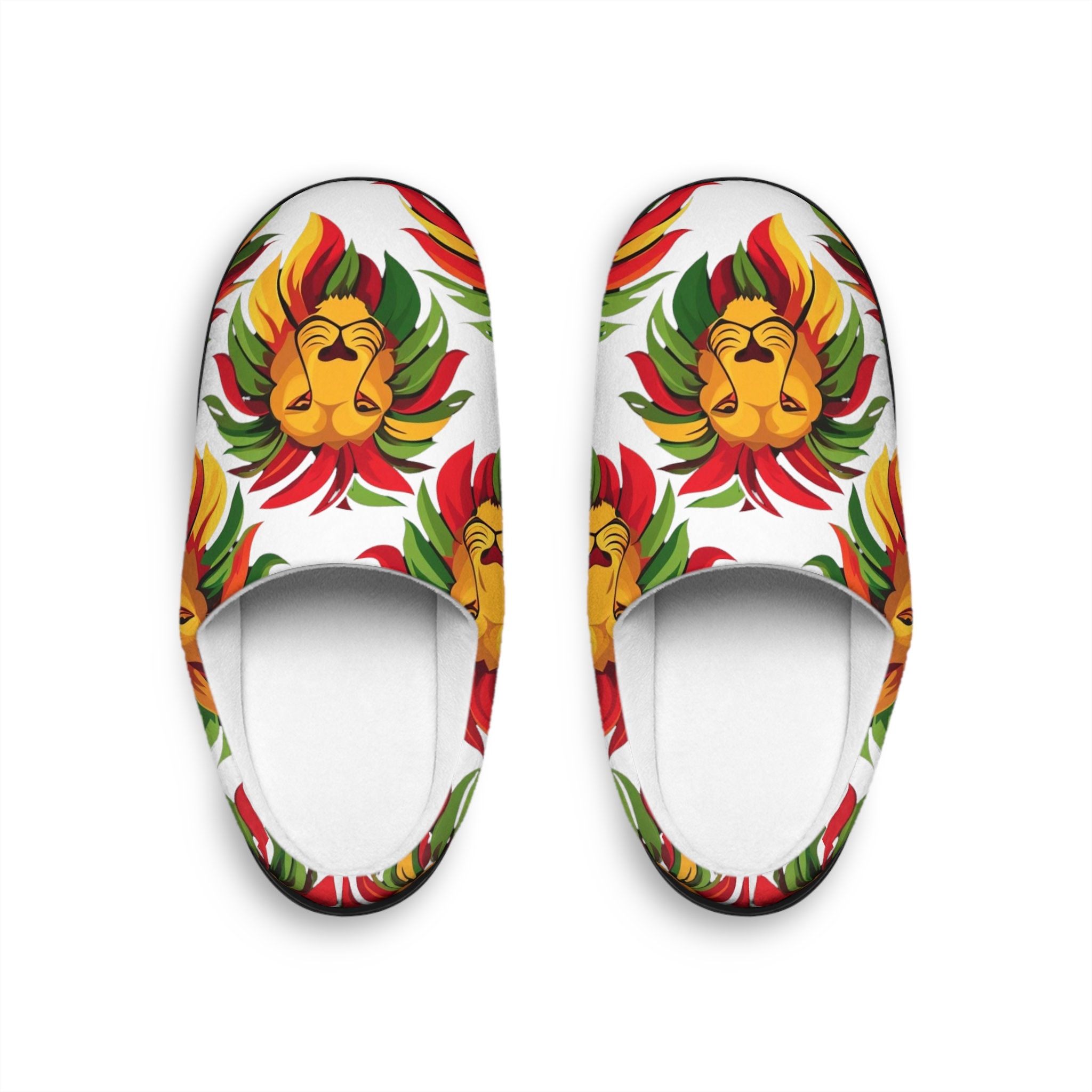 Zapatillas de verano, Rasta, León, Zapatilla para hombre, Zapatilla de vellón de franela, Suave y cómoda