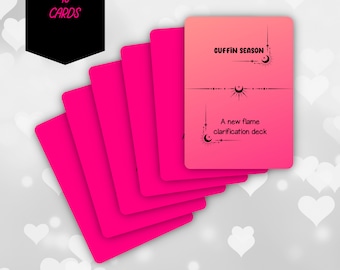 Printable Oracle Cards: Cuffin Season Oracle Deck - Dive Deep into Love & Relationships with Clarity
