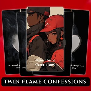 Oracle Cards - Twin Flame Confessions Deck - Love, Longing, & Hidden Desires Cards
