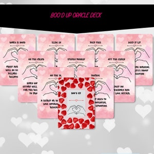 Printable Oracle Cards Boo’d Up Oracle Deck - Where Love Vibes Meet Real Talk